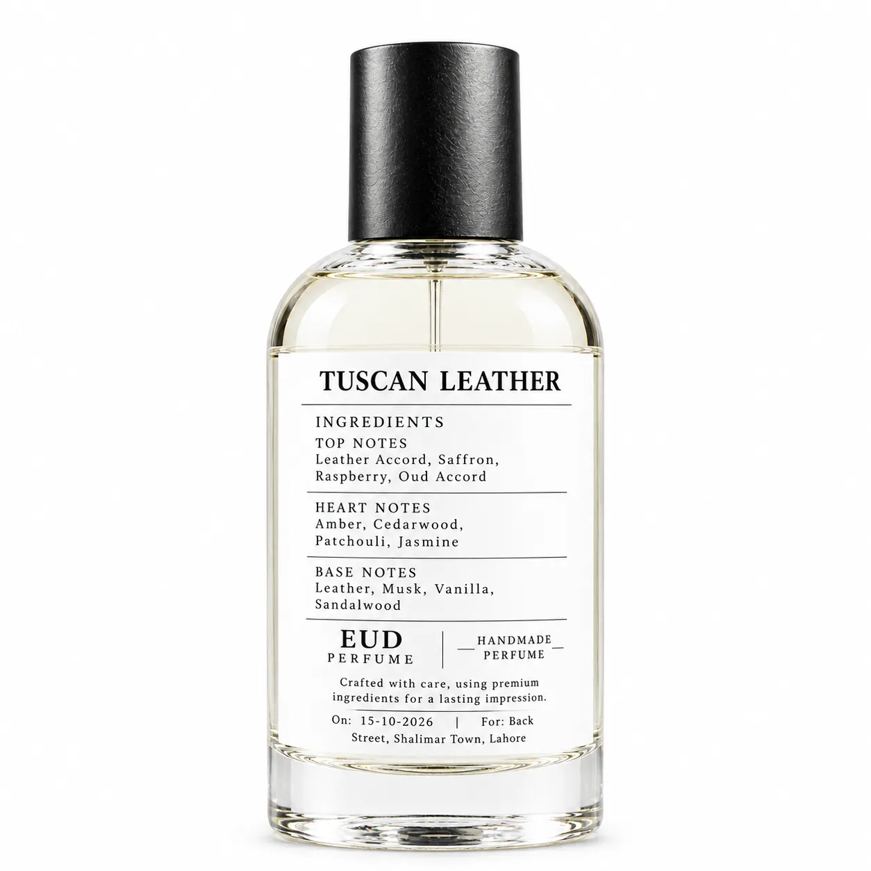Tuscan Leather Inspired Handmade Perfume 50ml - Image 3